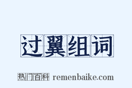 过翼组词是什么意思的图片